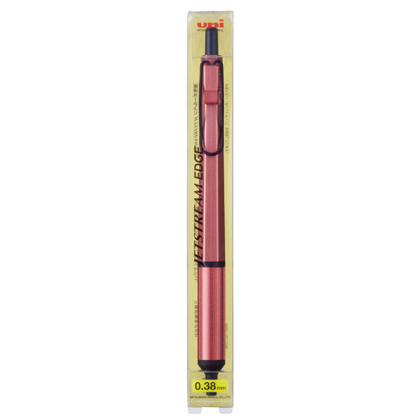 三菱鉛筆 ジェットストリームエッジベリーピンク SXN100338.35 3本