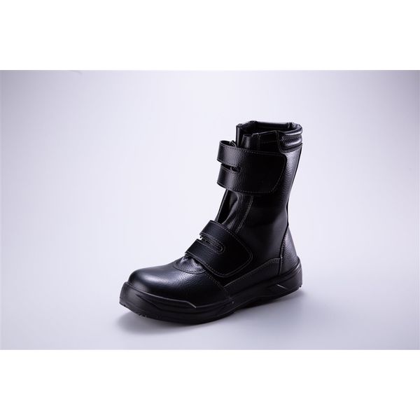 耐滑ウレタン2層底 安全靴 マジックタイプ（静電気帯電防止性能付）黒 27.5cm KC-0077M-27.5（直送品）