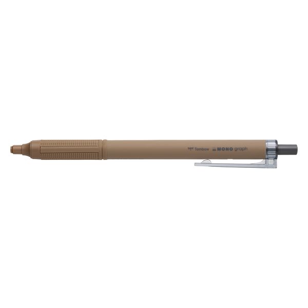 トンボ鉛筆 油性ボールペン モノグラフライト 0.5mm スモーキーベージュ BC-MGLE22L 10本（直送品）