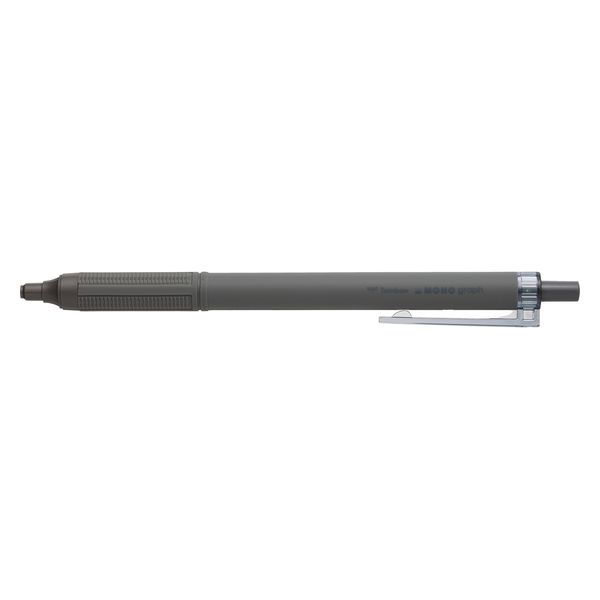 トンボ鉛筆 油性ボールペン モノグラフライト 0.5mm スモーキーグレー BC-MGLE75L 10本（直送品）