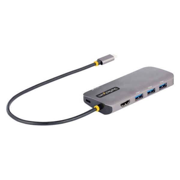 ドッキングステーション USB Type-C接続/HDMI×1（4K60）/LANポート×1/USB-C×2/USB-A×3 1個 - アスクル