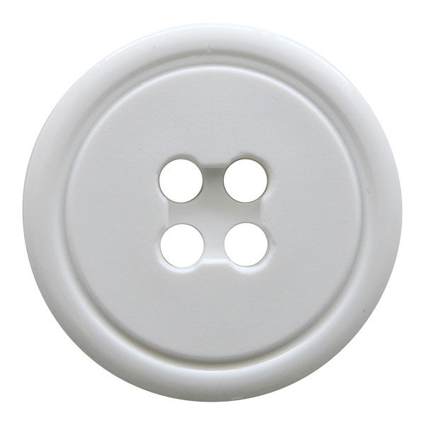 清原 白衣用ボタン 20mm SUN10-124 1セット(1袋(6個)×15) - アスクル