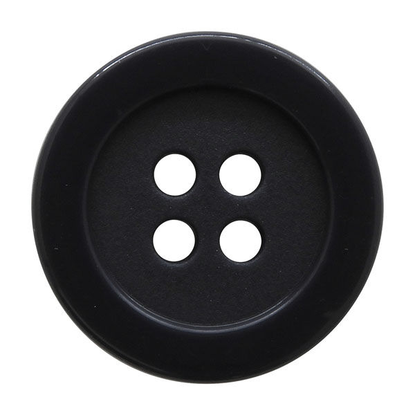 清原 ベーシックボタン　１８ｍｍ　黒 SUN10-130 1セット（15袋）（直送品）