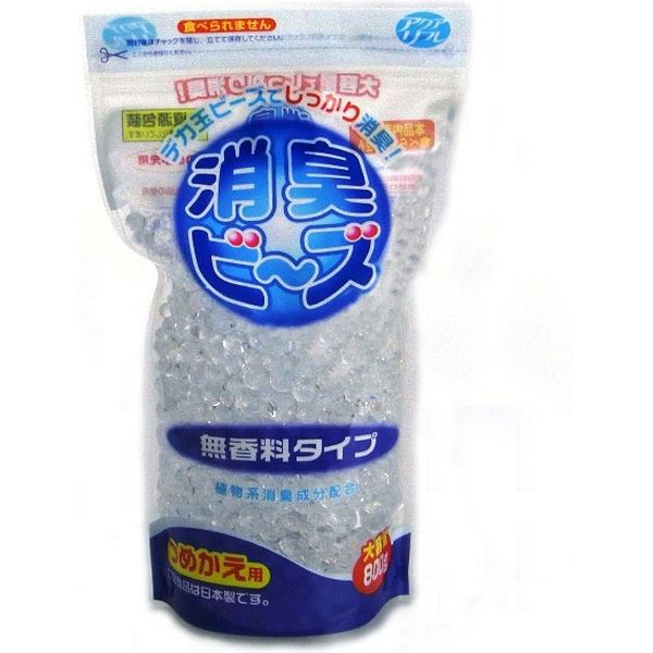 ライオンケミカル アクアリフレ消臭ビーズつめかえ用大容量無香 4900480221864 1個（直送品）