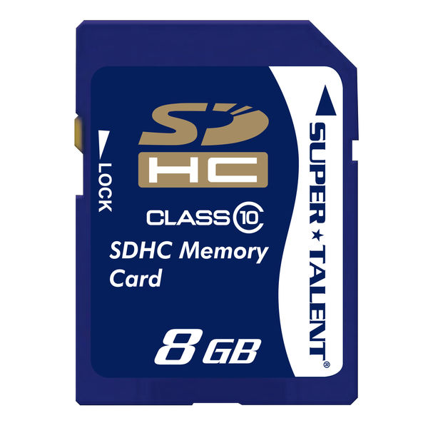 SuperTalent スーパータレントＳＤＨＣカード８ＧＢ　ｃｌａｓｓ１０ ST08SDC10 1枚