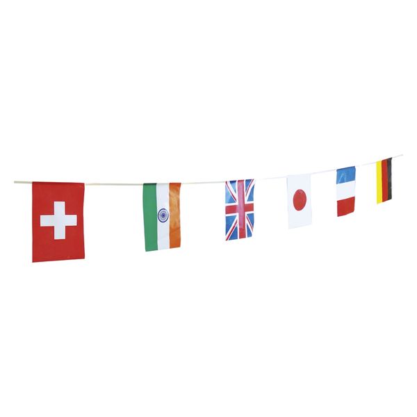 まとめ）ササガワ 国旗セットD 40-3095 1個〔×3セット〕 :ds-2312272