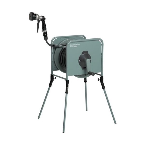 タカギ ホースリール 金属製ホースリール リフトメタル カバーなし 20m RF320GY 1台 365-1115（直送品）