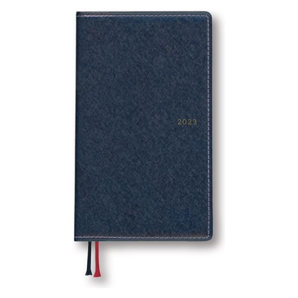 smythson SOHO 無地 ネイビー ノートブック