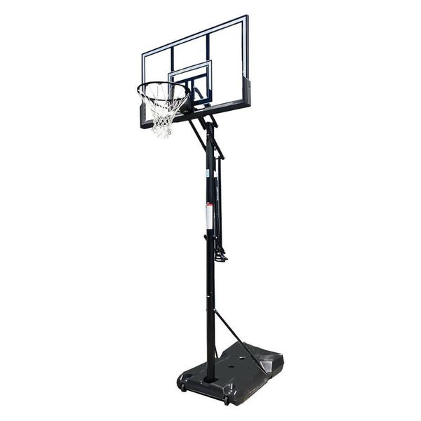 SPALDING（スポルディング） バスケットボール用 ゴール 52インチ シルバー TFポータブル 6A1042CN 1台（直送品） - アスクル