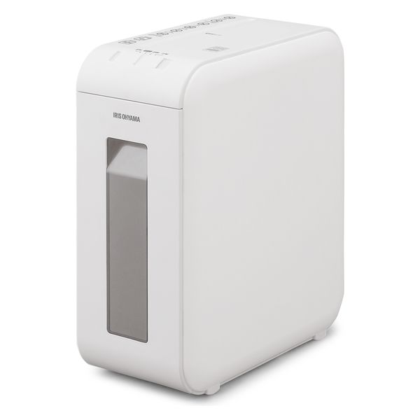 アイリスオーヤマ パーソナルシュレッダー （12L/最大細断枚数4枚） マイクロクロスカット P4HMSV-W 1台