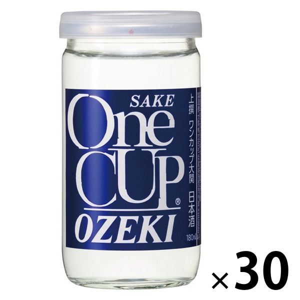 大関 上撰 ワンカップ 180ml瓶（料理酒にも）1箱（30個入） - アスクル