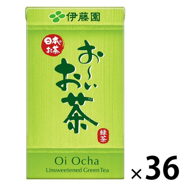 紙パック】伊藤園 おーいお茶 緑茶 125ml 1セット（36本） アスクル