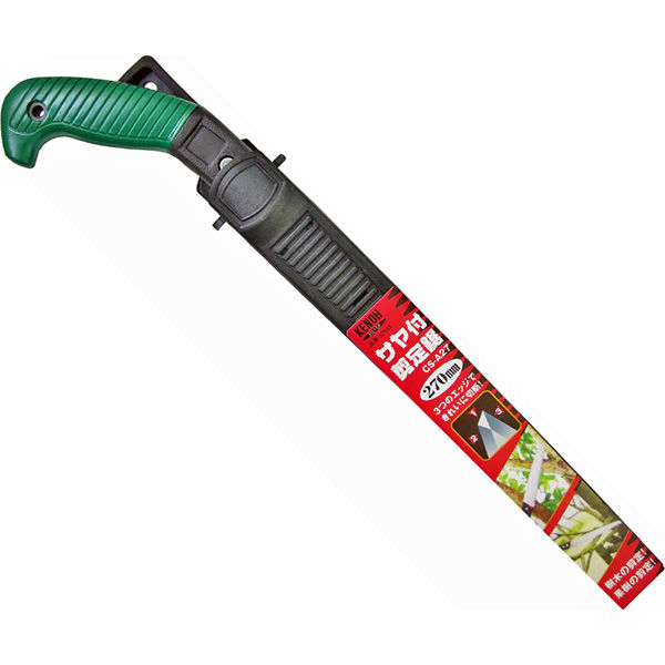 県央貿易 替刃式 剪定鋸 270mm 鞘付 32181 1丁(直送品) - アスクル 県央貿易 替刃式 剪定鋸 270mm 鞘付 32181 1丁(直送品) - アスクル