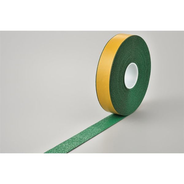 高耐久ラインテープ(反射+滑り止めタイプ) 緑 SVHー50G 50mm幅×20m 両端テーパー構造 屋内外兼用 105222 1巻（直送品） -  アスクル