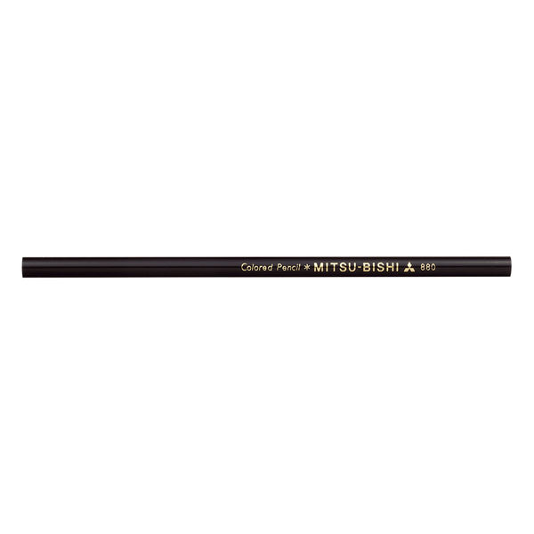 三菱鉛筆　色鉛筆880 24 黒 K880.24 1ダース(12本)