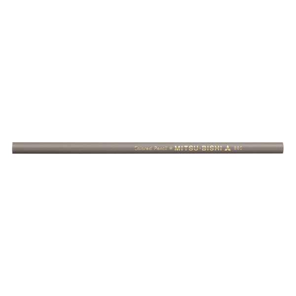 三菱鉛筆 色鉛筆880 23 ねずみ色 K880.23 1ダース(12本) - アスクル