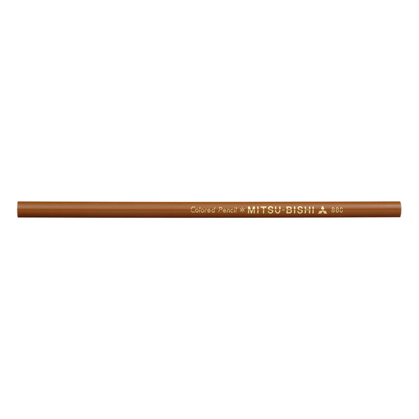 三菱鉛筆　色鉛筆880 19 黄土色 K880.19 1ダース(12本)