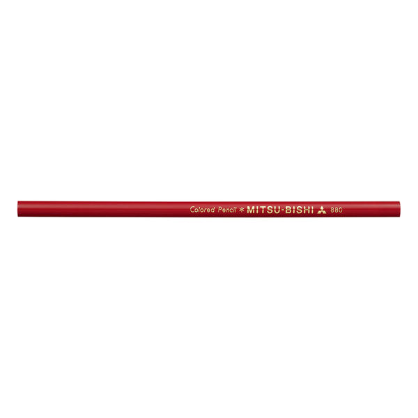 三菱鉛筆 色鉛筆 K880 むらさき 12本 K880.12  色鉛筆 単色 教材用筆記具