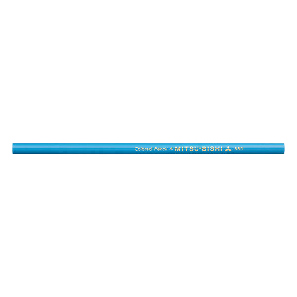 三菱鉛筆 色鉛筆880 8 水色 K880.8 1ダース(12本) - アスクル