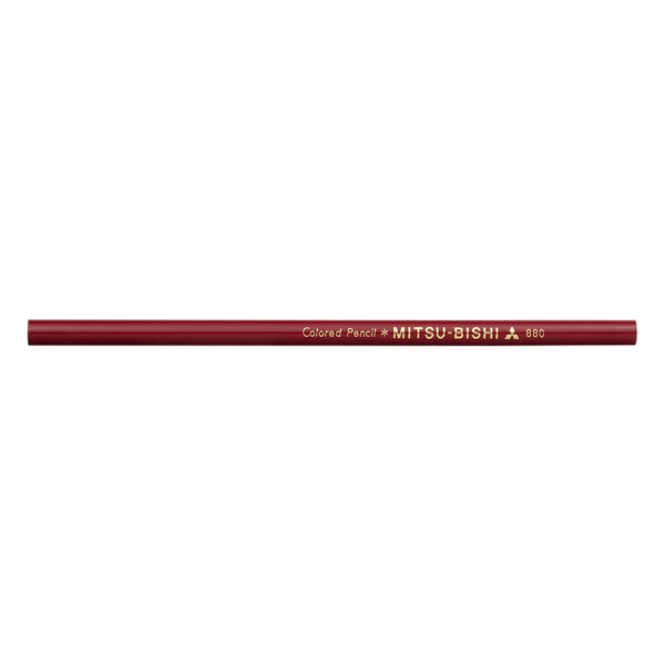 三菱鉛筆 色鉛筆880 11 赤紫 K880.11 1ダース(12本) - アスクル