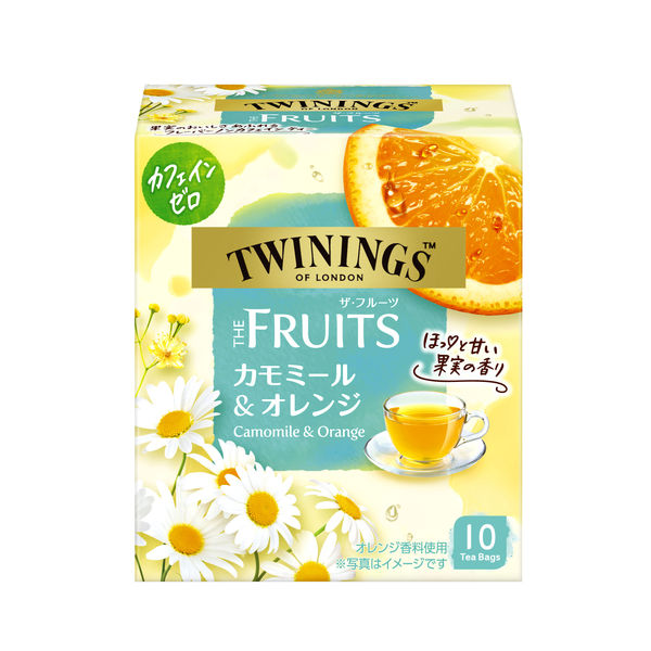 片岡物産 トワイニング THE FRUITS（ザ・フルーツ）カモミール＆オレンジ 1個（15バッグ入）【カフェインゼロ】