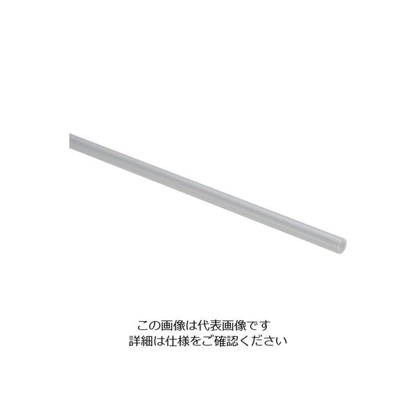 光 アクリル透明パイプ 11×7×1000mm HA-11 1本(1個) 112-3279（直送品）