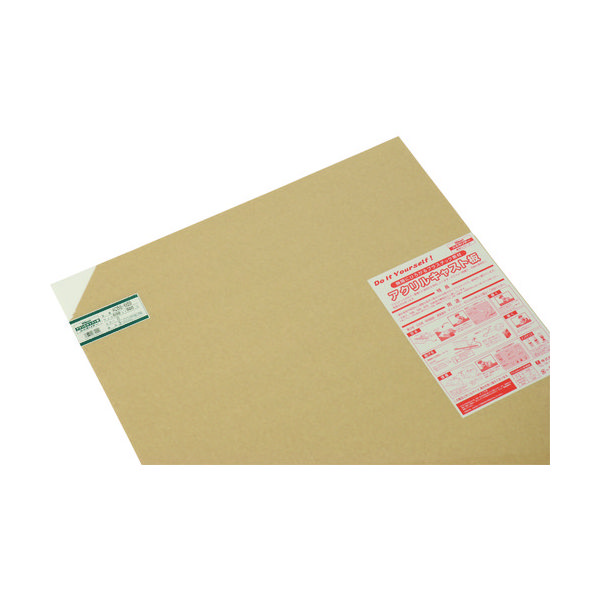 光 アクリルキャスト板 白 600X900 5t AC68-569 1枚 113-1179（直送品）