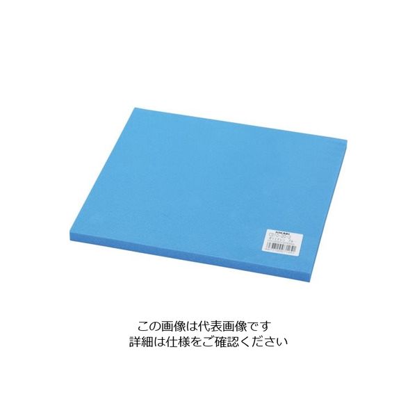 光 ポリエチレン(ブルー)10×200mm角 CS10-20-2 1枚 820-0732（直送品）