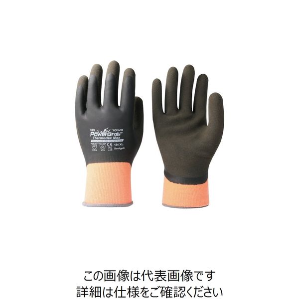 東和コーポレーション トワロン 防寒手袋 PowerGrab ThermodexMax XL 329-XL 1双 240-2212（直送品）
