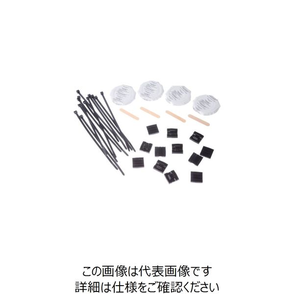 PANDUIT エポキシ用ケーブルタイマウントベースキット 耐候性黒 EMSK12-4-12-X0 1セット(30個:10個×3袋)（直送品）