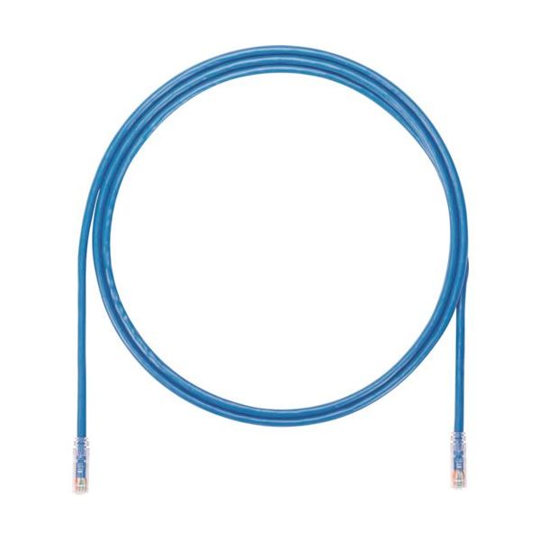 PANDUIT カテゴリ6A UTPパッチコード 24AWG単線 ケーブル径:φ6.4mm 4m 青 UTP6AX4MBU（直送品）