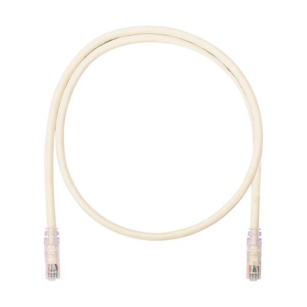 PANDUIT カテゴリ6A UTPパッチコード 24AWG単線 ケーブル径:φ6.4mm 1.5m オフホワイト UTP6AX1.5M（直送品）