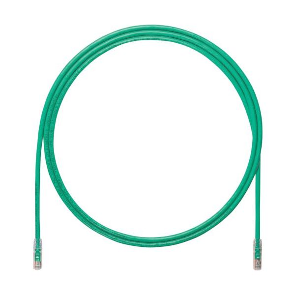 PANDUIT カテゴリ6A UTPパッチコード 24AWG単線 ケーブル径:φ6.4mm 9m 緑 UTP6AX9MGR（直送品）