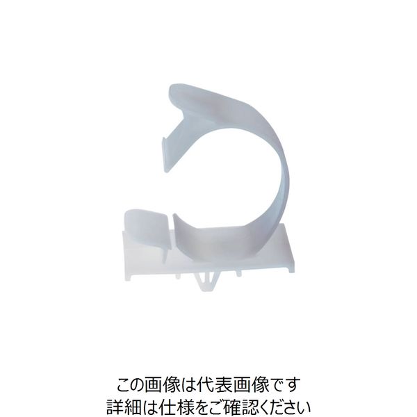 PANDUIT コードクリップ 押し込み固定 ナチュラル LWC100-H25-C 1セット(500個:100個×5袋)（直送品）