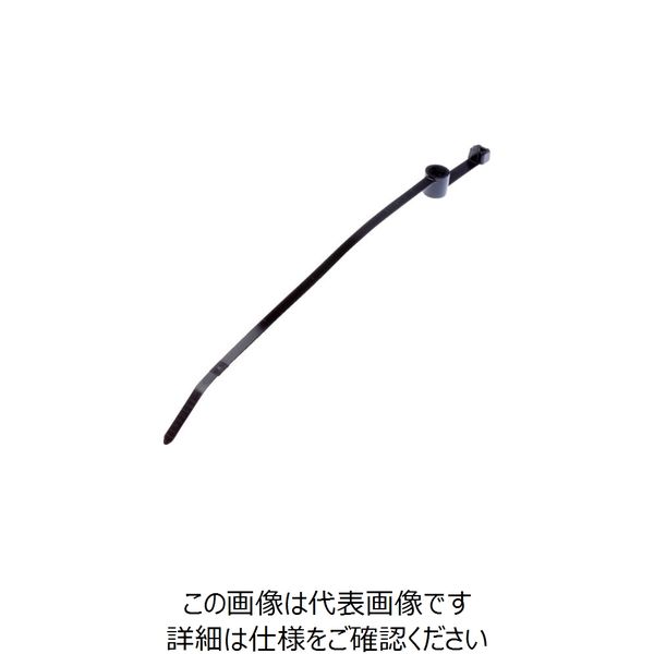 PANDUIT スタッドマウントナイロン結束バンド 耐熱性 黒 PLST50SC-D30 1セット(1000本:500本×2袋)（直送品）