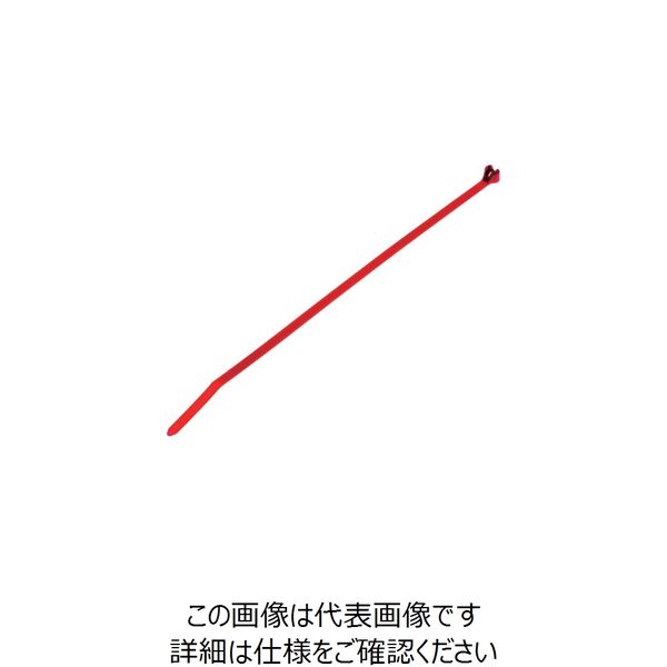 PANDUIT ステンレス爪ロック式ナイロン結束バンド 赤色 幅3.6mm 長さ155mm 1000本入り BT1.5IーM2（直送品）