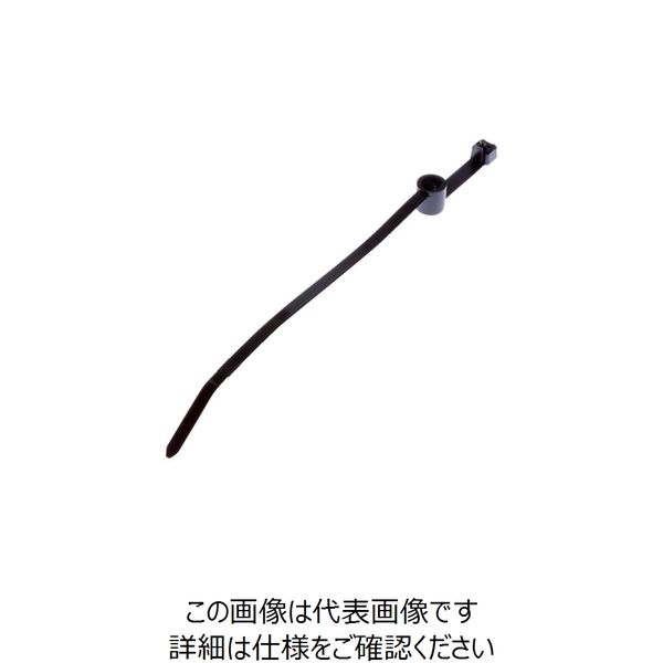 PANDUIT ラダースタイル スタッドマウントナイロン結束バンド 耐熱性黒 PRST40SC-D30（直送品）