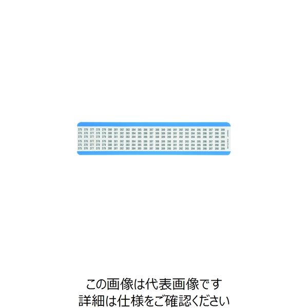パンドウイット ワイヤーマーカー ビニルクロス 表示文字375~399 PCMー375ー399 PCM-375-399 157-5574（直送品）
