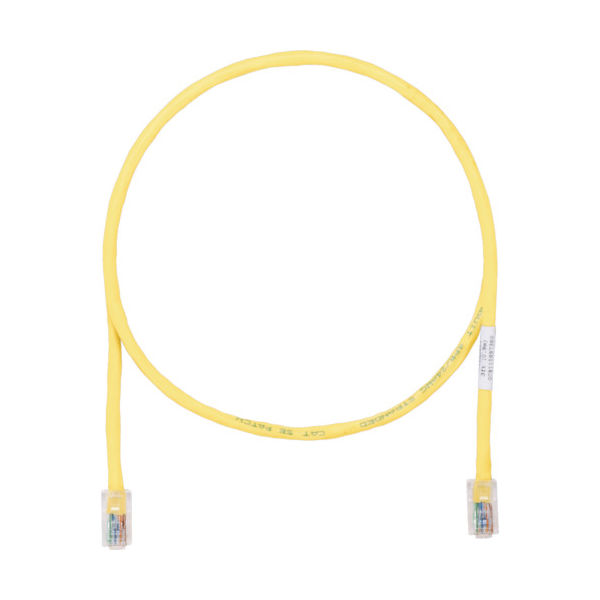 パンドウイットコーポレーション PANDUIT カテゴリ5EUTPパッチコード 5m 黄 UTPCH5MYLY 1セット(10本)（直送品）