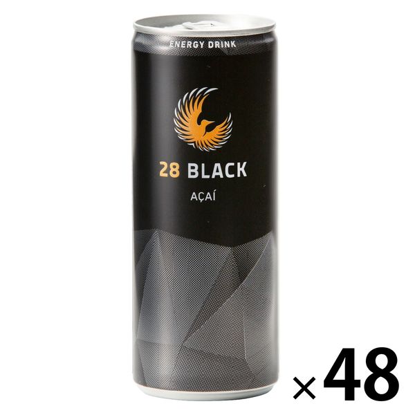 サイレントエナジー 28 BLACK アサイー 250ml 1セット（48缶
