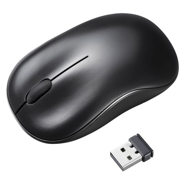 サンワサプライ ワイヤレスブルーLEDマウス MA-WB312BK 1個（直送品）