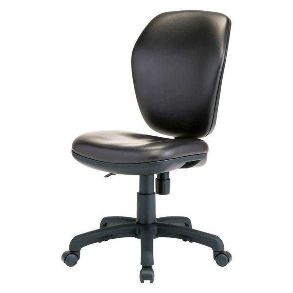 藤沢工業株式会社 TOKIO ハイバック レザーチェア ブラック FST-77HL 