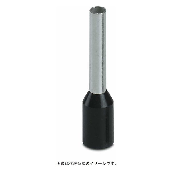 フエニックス・コンタクト フェルール（標準タイプ） AI1.5-10BK(100)　1袋(100本入)（直送品）