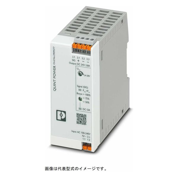 フエニックス・コンタクト QUINT4 miniシリーズ スイッチング電源 QUINT4-PS/1AC/24DC/3.8/PT　1台（直送品）