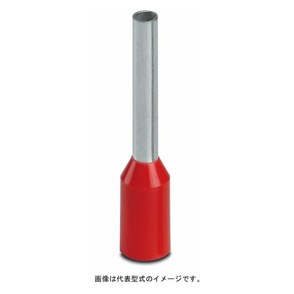 フエニックス・コンタクト フェルール（標準タイプ） AI1-10RD(500)　1セット(100本入×5袋)（直送品）