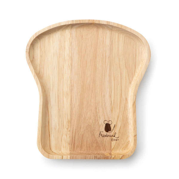 アイトー プレート 18cm ブレッドトレー 木製 天然木 皿 食器 洋食器 キャラクター フレデリック 347008 1個（取寄品）
