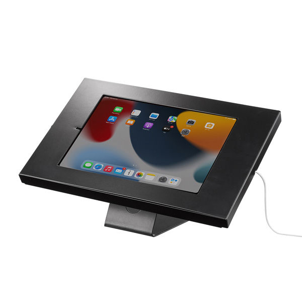 サンワサプライ iPad用スチール製スタンド付きケース（ブラック） CR