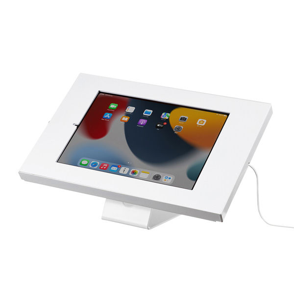 サンワサプライ iPad用スチール製スタンド付きケース（ホワイト） CR