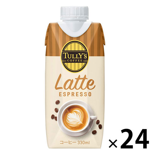 伊藤園 TULLYS COFFEE（タリーズコーヒー） エスプレッソ ミルク 330ml （紙パック） 1セット（24本）