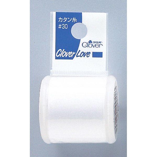 クロバー クロバーラブ　カタン糸 30 白　77-720 0000049304008 200M×20点セット（直送品）